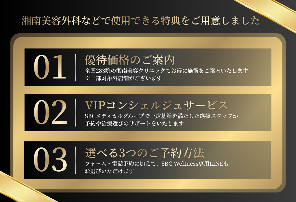 SBCメディカルグループの美容・医療サービス優待